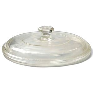 Pyrex Clear Glass Lid P-83-C Round Clear Glass Replacement Lid Cover